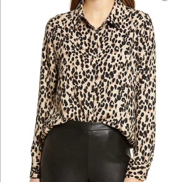 Halogen leopard blouse  - Picture 1 of 2